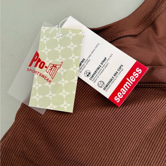 Brown Ribbed Tank Top - Picture 4 of 4